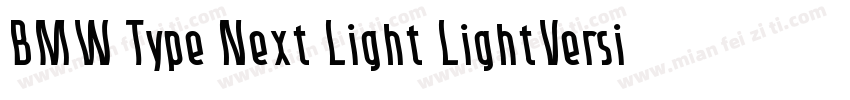 BMW Type Next Light LightVersion 2字体转换